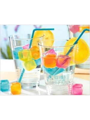 Ozkr Store Serinletici ve Rengarenk Buz Küpleri 10 Adet