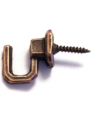 Ozkr Store Vidalı Kanca, Askı Küçük - 15X23MM, Eskitme - 100 Adet