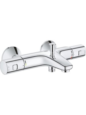 Zemira Grohe Start Termostatik Banyo Bataryası, Su Tasarruflu, Krom, 34598000