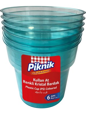 Zemira Piknik Kullan-At Kristal Bar.6'li Renkli