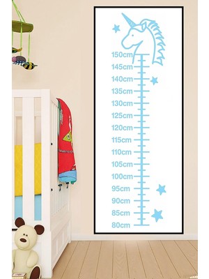Zemira Postermanya (PSTER21307) Unicorn Çocuk Boy Ölçer Poster