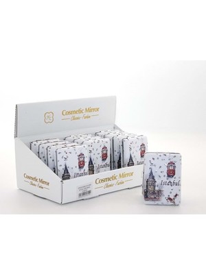 Zemira Taşlı Istanbul Tasarımı El Aynası Kalın