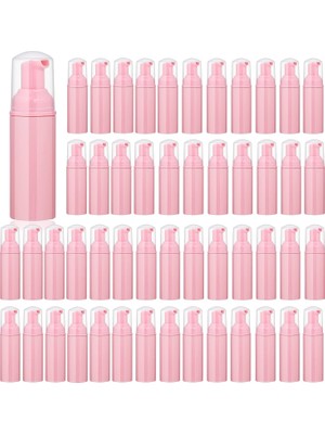Zemira 35 Adet 2 Oz (60 Ml) Köpük Sabunluk, Mini Plastik, Doldurulabilir Seyahat Şişeleri, Pompalı, El Dez