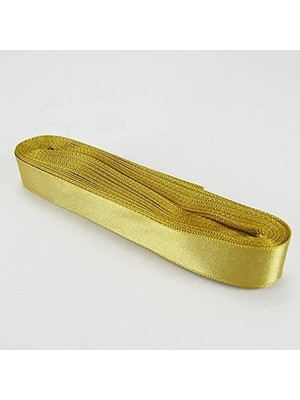 Zemira Pompon Gold (Altın) Saten Kurdela 2 Cm. x 10 Metre