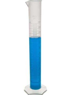 Zemira 250 Ml. Plastik Sıvı Hassas Ölçüm Aleti Pp Class B Mezur THR294