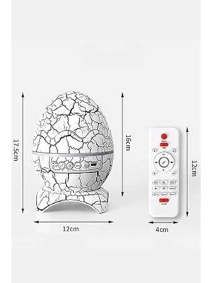 Nurton Gece Lambası Yumurta Işık Speaker Yeni Nesil Dinozor Yumurtası Görünümlü