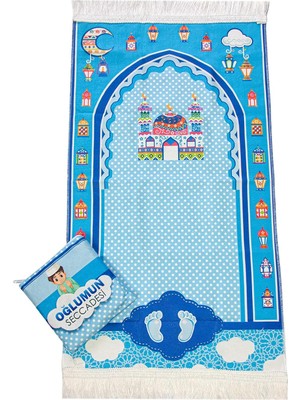 Zemira Çantalı Oğlumun Çocuk Seccadesi