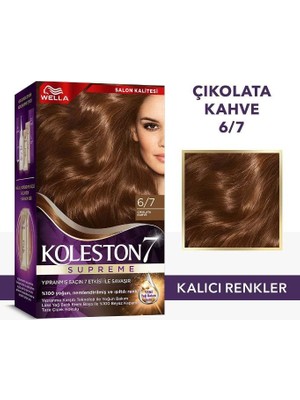 Zemira Koleston Kit 6-7 Çikolata Kahve Saç Boyası