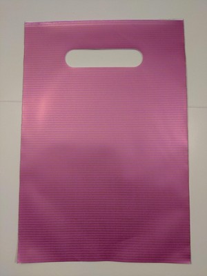 Zemira 13X20 Lüx El Geçme Hediye Poşeti 50 Li Pembe
