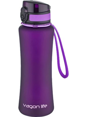 Zemira Vagonlife 550 ml Tritan Silikn Taşıma Askılı Su Matarası