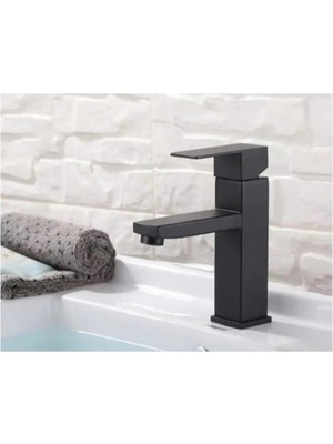Zemira Fleko SSC1-S4B Mat Siyah Lavabo Bataryası