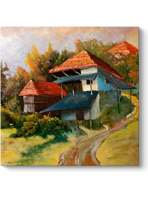 Zemira Çoban Ressam Manzara Tablosu 50 x 50