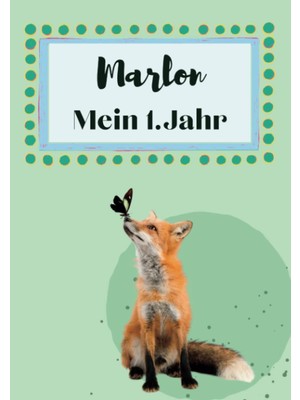 Zemira Marlon- Mein Erstes Jahr: Supersüßes Babyalbum Personalisiert Für Marlon. Mit Total Schnuckeligen T