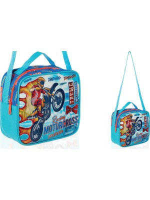 Zemira Adel Kids Beslenme Çantası, Motocross, Pvc