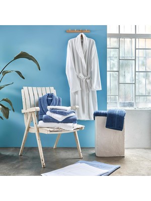 Zemira Linens Pamuk 85X150 cm Banyo Havlusu Beyaz