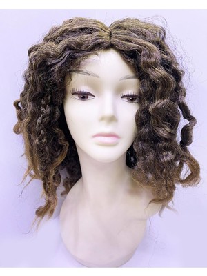 Zemira 5dm Kahve Renk Dreadlocks Rasta Peruk Kabarık Kirli Peruğu