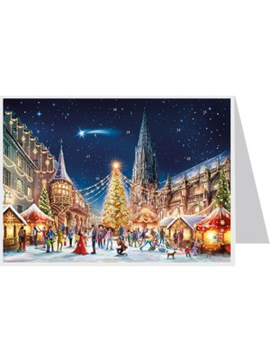 Zemira Postkarten Adventskalender "freiburg"