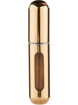 Zemira Doldurulabilir Mini Cep Parfüm Şişesi 1 Adet Gold