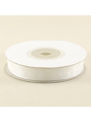 Zemira Parti̇ Vi̇tri̇ni̇ Organze Beyaz Kurdela 1 Cm. x 22 Metre