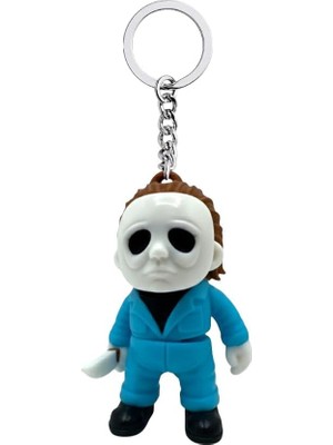 Zemira Michael Myers Halloween Anahtarlık, Çanta Süsü Hediyelik Araba Aksesuarı | Maylor