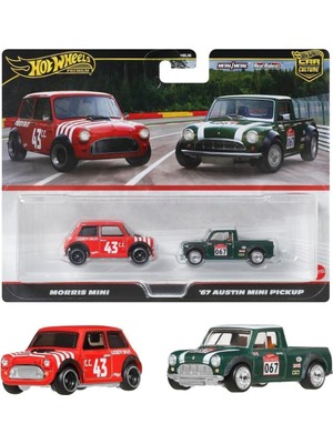 Zemira 1:64 Car Culture 2'li Paket Morris Mini & 67 Austin Mini Pickup HBL96 - JBK97