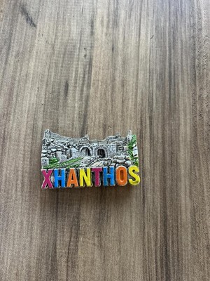Zemira Magnet, Renkli Harfler, Dekoratif Buzdolabı Süsü, Metal Kaplama