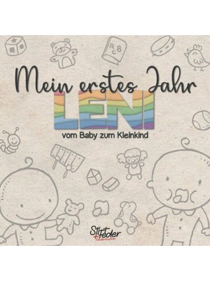 Zemira Mein Erstes Jahr - Leni - Vom Baby Zum Kleinkind: Dein Individuelles Babyalbum Mit Wunschnamen Für