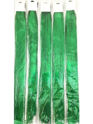Zemira Prodi̇va Saç Aksesuari Kli̇psli̇ Si̇mli̇ Saç Ipi̇ - Yeşi̇l - 10 Paket / 20 Adet
