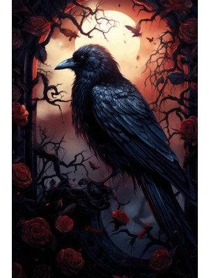 Zemira Independently Published 2024 Weekly Planner: Gothic Raven Black: (January 1, 2024 Till December 31,