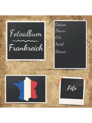 Zemira Independently Published Fotoalbum Frankreich: Erinnerungsalbum Zum Einkleben Von Urlaubsfotos - Für