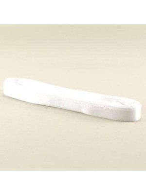 Zemira Beyaz Saten Kurdela 1 Cm. x 10 Metre (Beyaz)