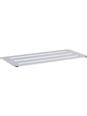 Zemira System Banyo Krom Duş Rafı Krom Renk 30X105X250 mm