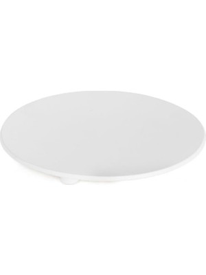 Zemira System Tezgah Üstü Katı Sabunluk Beyaz Renk 21X137X137 mm