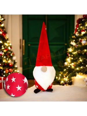 Zemira Yilbaşi Noel Baba Dekorati̇f Bi̇blo Kirmizi Yildiz