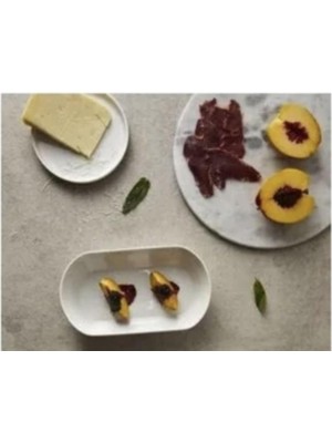 Zemira Pera 23 cm 2'li Oval Derin Sunum Tabağı