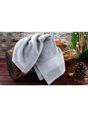 Zemira Bambum Cindy - Microcotton Banyo Havlusu Gri 90X160CM