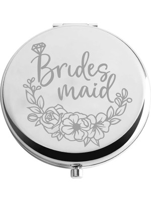 Zemira Zuo Bao Bride To Gift Nedime Aynası Nedime Güzellik Makyaj Katlanabilir Kompakt Ayna Nedime Hedi