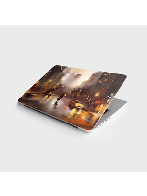 Zemira Sticker Bilgisayar Pc Kaplama Etiketi Yağlıboya Newyork