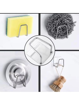 Ozkr Store Kendinden Yapışkanlı Çelik Drenaj Rafı , Askı