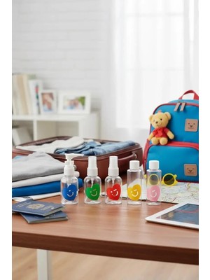 Zemira Miniso Minigo MX018 Seyahat Şişe Seti Çoklu Kozmetik Taşıma Kiti cm