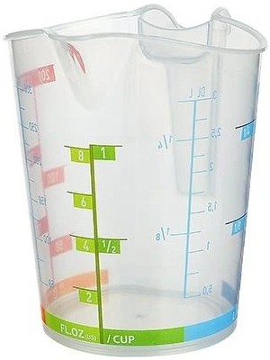 Ozkr Store Ölçü Kabı Dereceli Renkli 300ML - 10,1oz