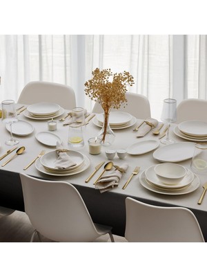 Zemira Evaliza Gold Elegant Yemek Takımı 30 Parça