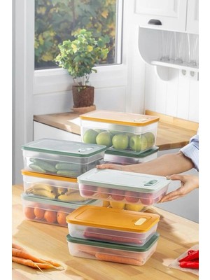 Ozka Concept Tupper Model - Vakumlu - Mikrodalga Buzluk Saklama Kabı 5lt