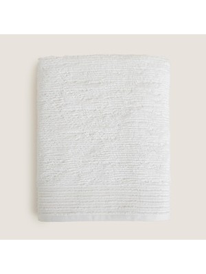 Zemira Mılos Bambu Banyo Havlusu 85X150 cm Beyaz