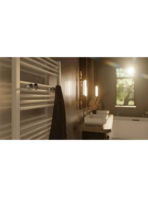Zemira Havlupan Radyatör Askısı, Banyo Askısı, Bornoz Askısı, Kolay Kurulum, Havlu Kıyafet Askısı, Banyo K