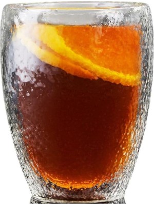Zemira Çift Cidarlı Buzlu Tasarım Kahve, Latte, Su Bardağı, 300 Ml, Cam Meşrubat Bardak, 1 Adet - 12221