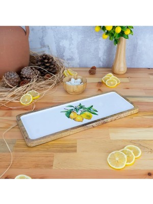 Zemira Bambum Kangura Limon Dikdörtgen Tepsi Orta Orta BELIRTILMEMIŞ,8681734459856