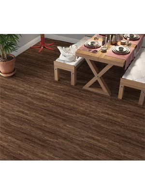 Zemira Stickerart Yer Kaplama Zemin Kaplama Folyosu 65X130 cm Hardwood Floor