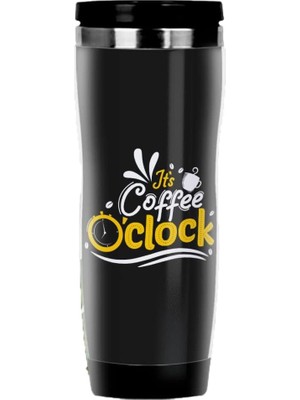 Zemira Bk Gift Coffee Tasarımlı Çelik Termos Bardak