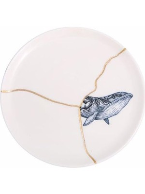 Zemira Porland Spirits Balina Düz Tabak 20 cm
